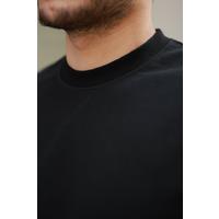 Erkek Basic Oversize Double Face Kumaş Kısa Kollu Tshirt
