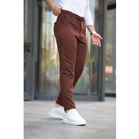 Erkek Beli Bağcıklı Jogger Pantolon