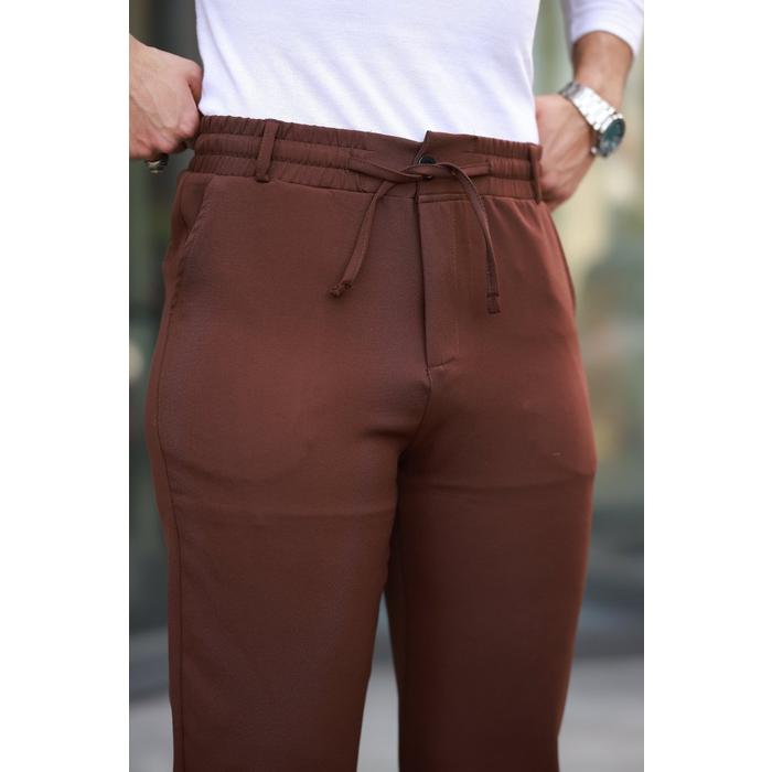 Erkek Beli Bağcıklı Jogger Pantolon