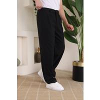 Erkek Beli Lastikli Pileli Baggy Pantolon