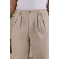 Erkek Beli Lastikli Pileli Baggy Pantolon