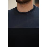 Erkek Bisiklet Yaka Parçalı Renk Oysho Kumaş Kısa Kollu Tshirt