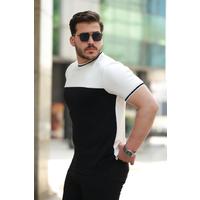 Erkek Bisiklet Yaka Parçalı Renk Oysho Kumaş Kısa Kollu Tshirt