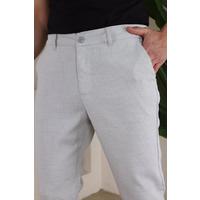 Erkek Casual Slim Fit Cord Desenli Kumaş Pantolon