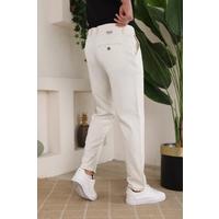 Erkek Casual Slim Fit Cord Desenli Kumaş Pantolon