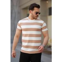 Erkek çift Renk Pamuklu örme Kumaş Kısa Kollu T-shirt