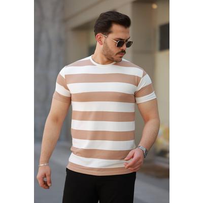 Erkek çift Renk Pamuklu örme Kumaş Kısa Kollu T-shirt