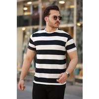 Erkek çift Renk Pamuklu örme Kumaş Kısa Kollu T-shirt