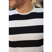 Erkek çift Renk Pamuklu örme Kumaş Kısa Kollu T-shirt