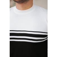 Erkek çizgili Kısa Kollu T-shirt