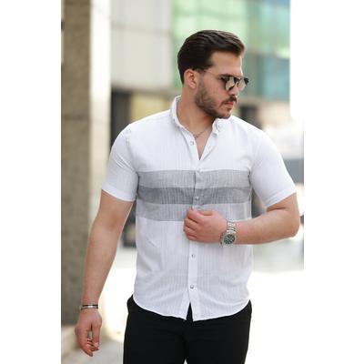 Erkek Desenli Kısa Kollu Gömlek