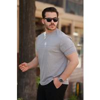 Erkek Oversize Bisiklet Yaka Kısa Kollu T-shirt