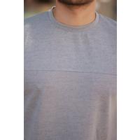 Erkek Oversize Bisiklet Yaka Kısa Kollu T-shirt