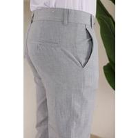 Erkek Slim Fit Likralı Bilek Boy Kumaş Pantolon