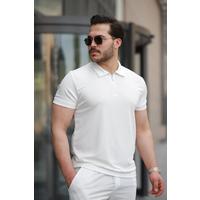 Erkek Yakalı Fermuarlı T-shirt şort Ikili Takım