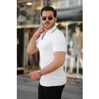 Erkek Yakalı Kısa Kollu T-shirt