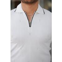 Erkek Yakalı Kısa Kollu T-shirt