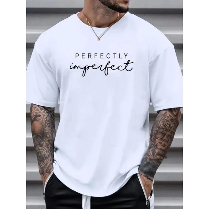 Erkekler Için PERFECTLY Günlük Tişört - Beyaz