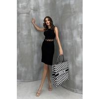 Estelya Cut Out Mini Elbise 2571-01
