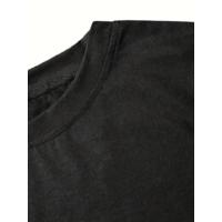 Fiyonk Baskılı Siyah Oversize Unisex T-shirt- Siyah