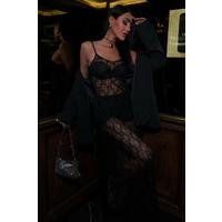 Full Dantel Askılı Elbise 2874
