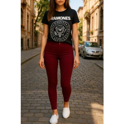 Gabardin Kumaş Yüksek Bel Pantolon 90cm Bel 38cm