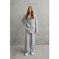 Gri 3-İplik Comfort Ceket Ve Pantolon Takım