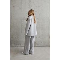 Gri 3-İplik Comfort Ceket Ve Pantolon Takım
