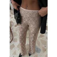 İçi Astarlı Dantel Pantolon 0081