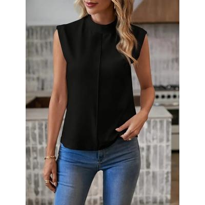Kadın Kısa Reglan Kollu Yarı Balıkçı Yaka Ithal Krep Bluz