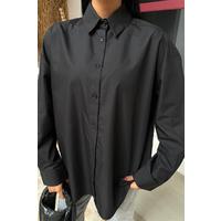 Klasik Oversize Poplin Gömlek 3421
