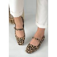 Linni Leopar Süet Babet Ayakkabı