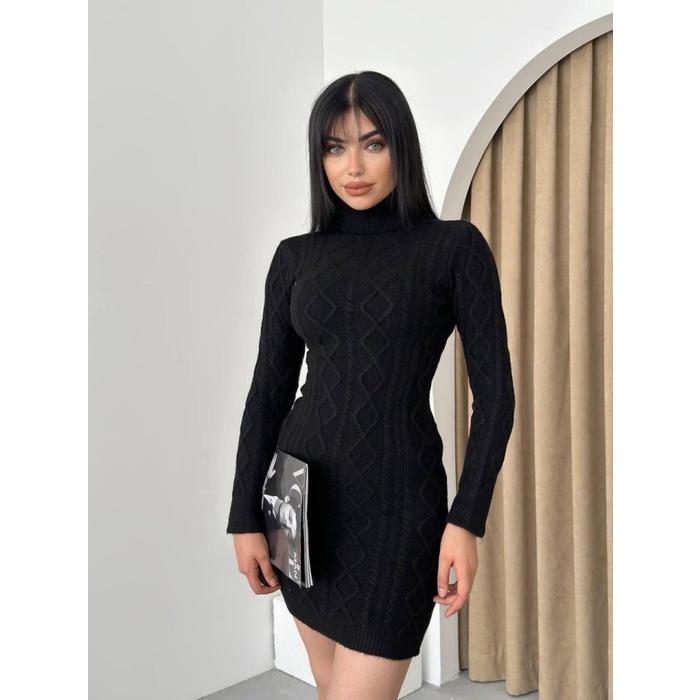 Livorna Boğazlı Mini Elbise