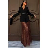 Maxi Dantel Etek 4047