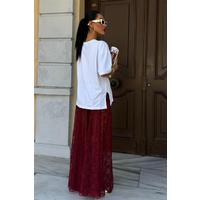 Maxi Dantel Etek 4047