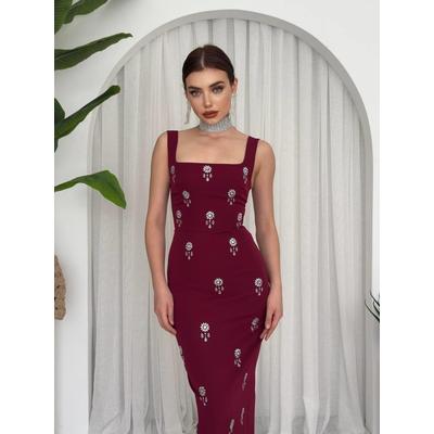 Ners Taş Detaylı Elbise