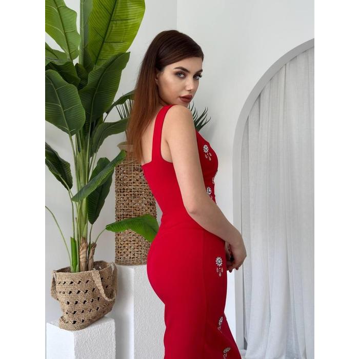 Ners Taş Detaylı Elbise