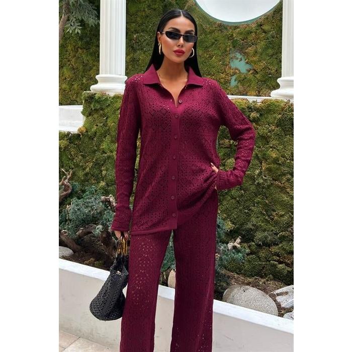 Odette Ajurlu Triko Pantolon Takım 9934