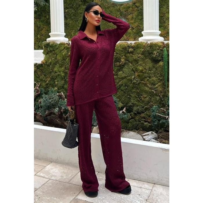 Odette Ajurlu Triko Pantolon Takım 9934
