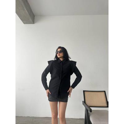 Omuz Tasarım Detaylı Gömlek