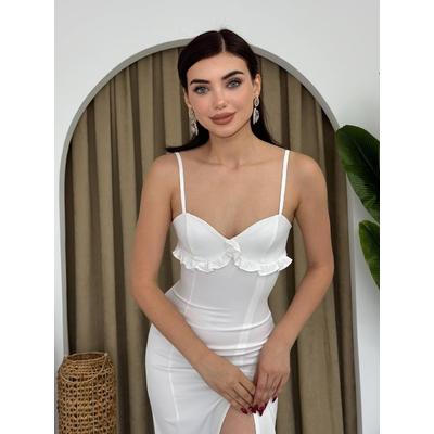 Papalia Sırt Detaylı Elbise