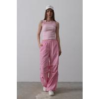 Paraşüt Cargo Pantolon - Pembe
