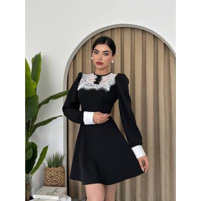 Parma Uzun Kollu Mini Boy Elbise