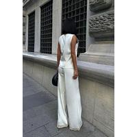Paulo Gold Düğmeli Yelek Pantolon Takım 9976