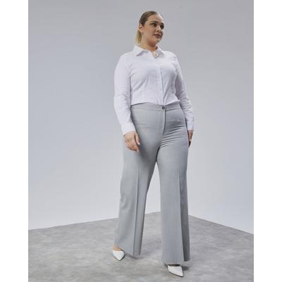 Poly Viscose Full Lycra Beli̇ Lasti̇kli̇ Battal Pantolon