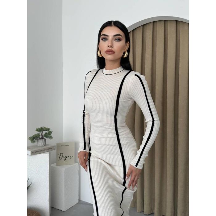 Ribbon Triko Elbise