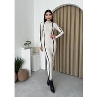 Ribbon Triko Elbise