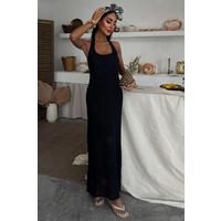 Suzene Nakışlı Astarlı Triko Elbise 2873