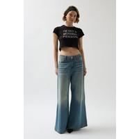 Taş Detay Crop T-Shirt