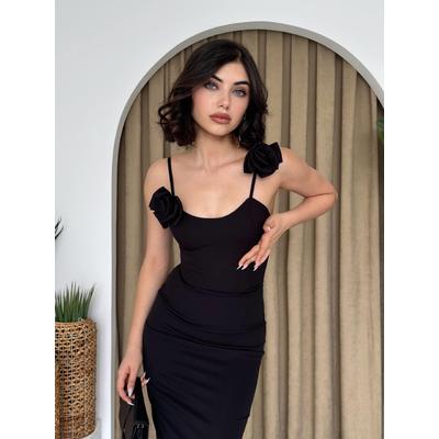 Thron Gül Askılı Elbise